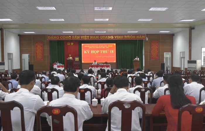 Kỳ họp giữa năm 2024 của HĐND huyện Châu Thành